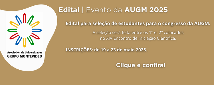 Edital | Seleção de estudantes para o Congresso da AUGM
